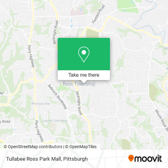 Tullabee Ross Park Mall map