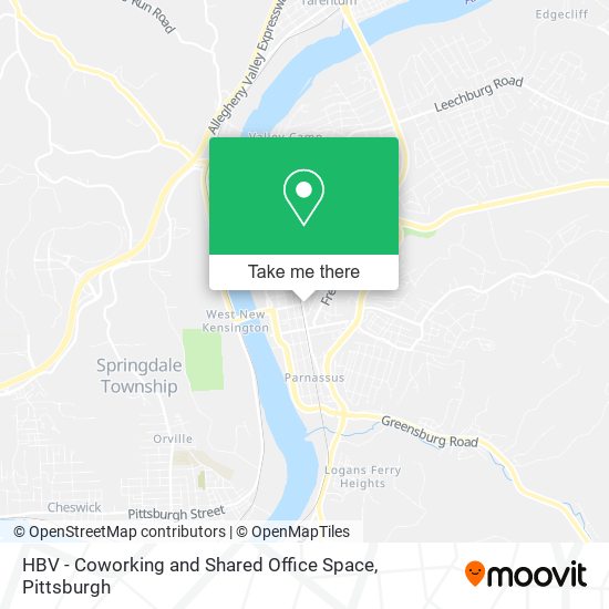 HBV - Coworking and Shared Office Space map