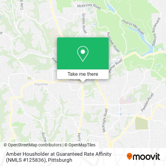 Mapa de Amber Housholder at Guaranteed Rate Affinity (NMLS #125836)