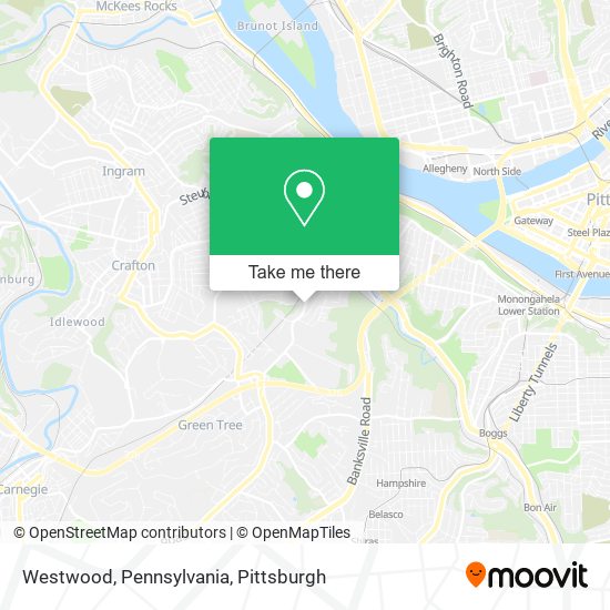 Westwood, Pennsylvania map