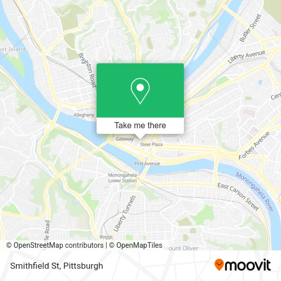 Smithfield St map