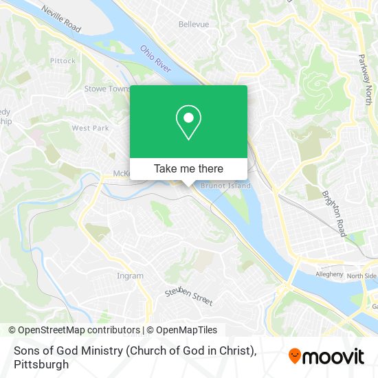 Mapa de Sons of God Ministry (Church of God in Christ)