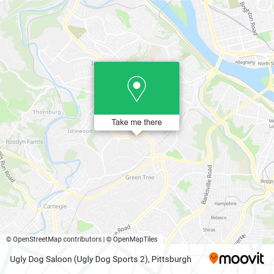 Mapa de Ugly Dog Saloon (Ugly Dog Sports 2)