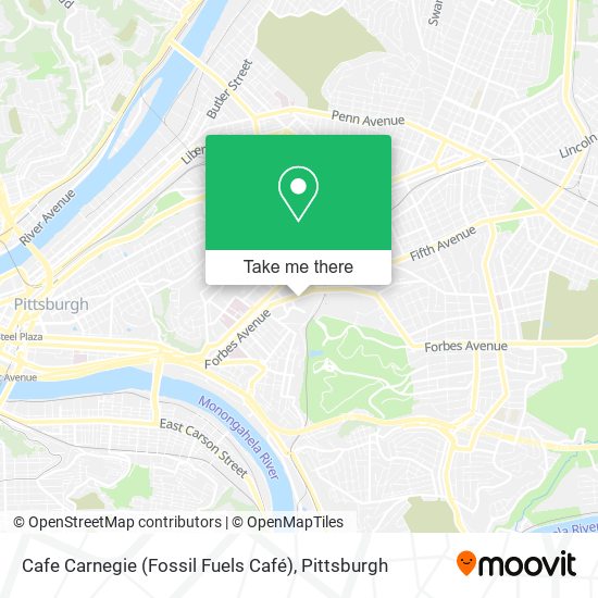 Cafe Carnegie (Fossil Fuels Café) map