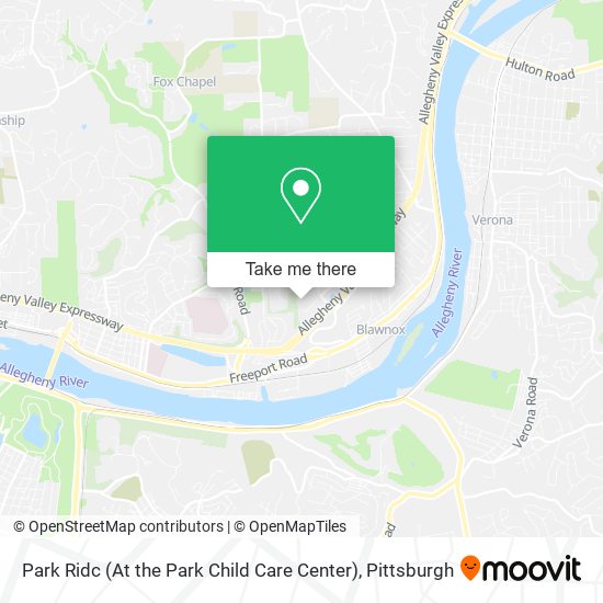 Park Ridc (At the Park Child Care Center) map