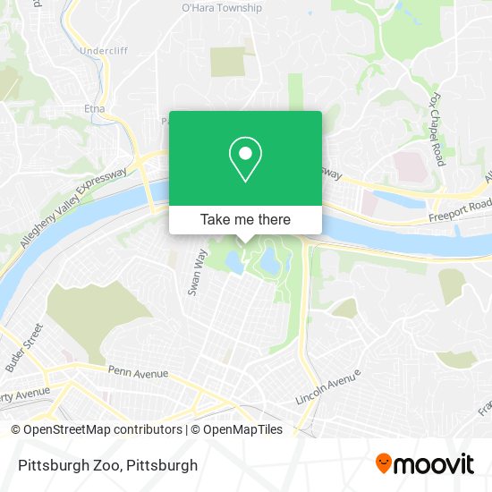 Pittsburgh Zoo map