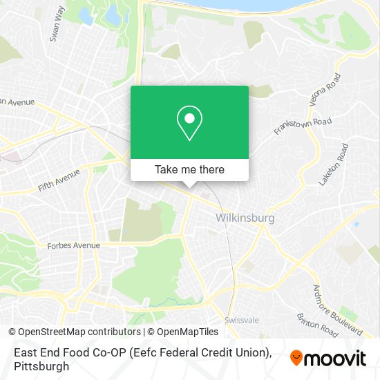East End Food Co-OP (Eefc Federal Credit Union) map