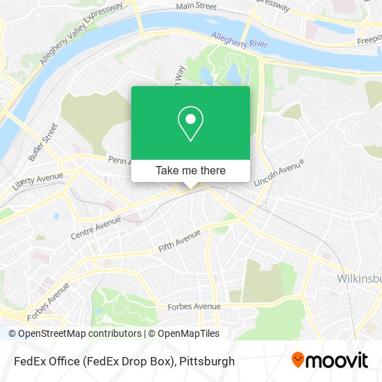 Mapa de FedEx Office (FedEx Drop Box)
