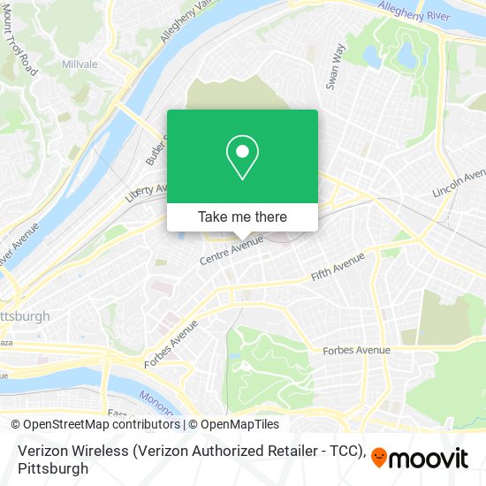 Verizon Wireless (Verizon Authorized Retailer - TCC) map