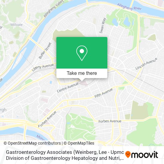 Mapa de Gastroenterology Associates