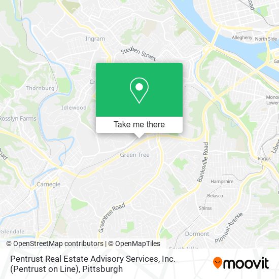 Mapa de Pentrust Real Estate Advisory Services, Inc. (Pentrust on Line)
