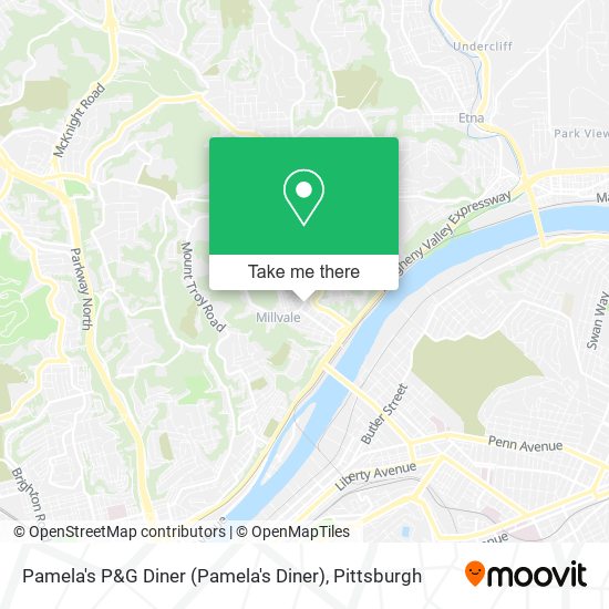 Mapa de Pamela's P&G Diner (Pamela's Diner)