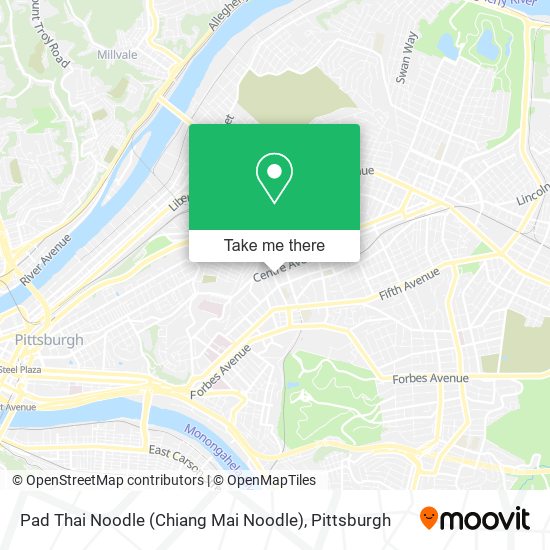 Mapa de Pad Thai Noodle (Chiang Mai Noodle)