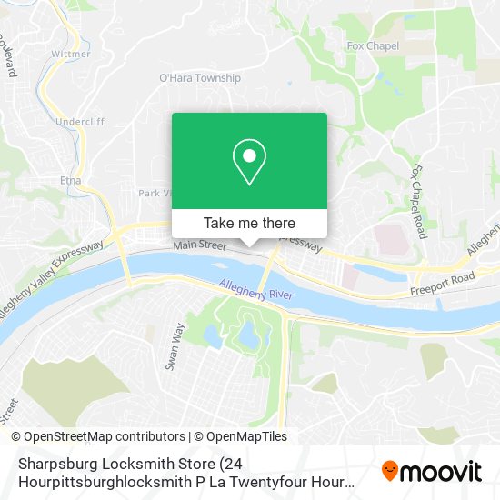 Sharpsburg Locksmith Store (24 Hourpittsburghlocksmith P La Twentyfour Hour Pittsburgh Locksmith) map