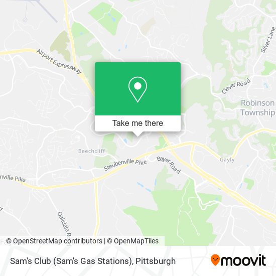 Mapa de Sam's Club (Sam's Gas Stations)