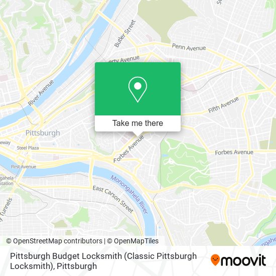 Pittsburgh Budget Locksmith (Classic Pittsburgh Locksmith) map