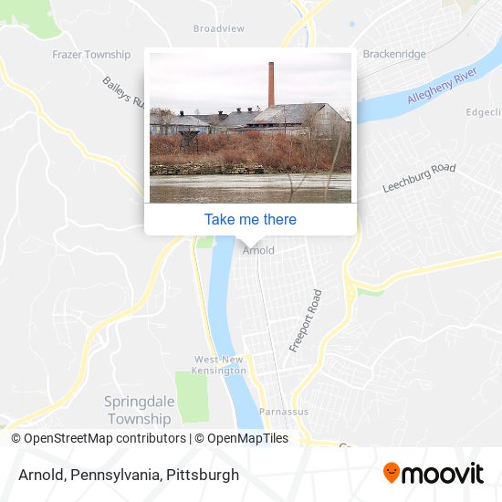 Mapa de Arnold, Pennsylvania