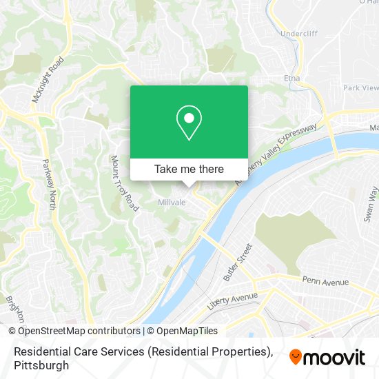 Residential Care Services (Residential Properties) map