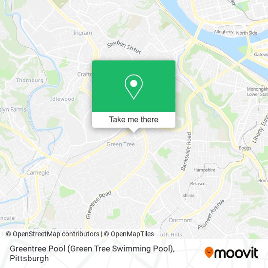 Mapa de Greentree Pool (Green Tree Swimming Pool)