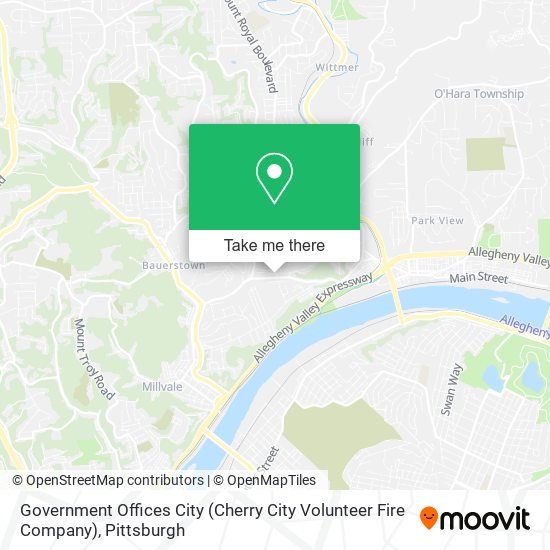 Government Offices City (Cherry City Volunteer Fire Company) map