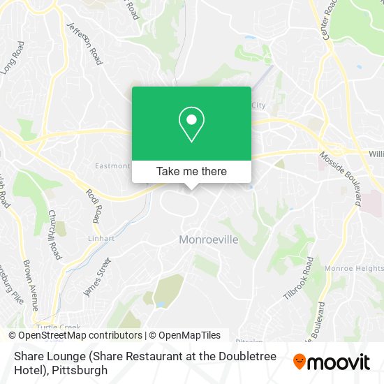 Share Lounge (Share Restaurant at the Doubletree Hotel) map