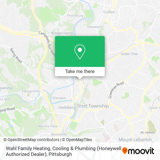 Mapa de Wahl Family Heating, Cooling & Plumbing (Honeywell Authorized Dealer)