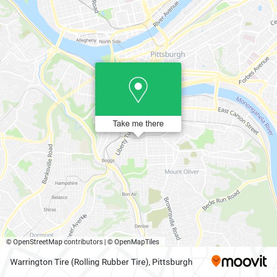 Warrington Tire (Rolling Rubber Tire) map