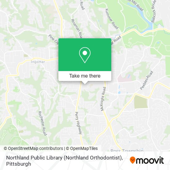 Mapa de Northland Public Library (Northland Orthodontist)