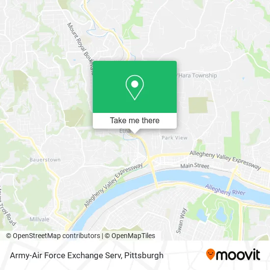 Army-Air Force Exchange Serv map