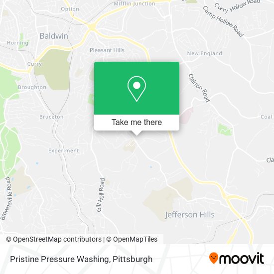 Pristine Pressure Washing map