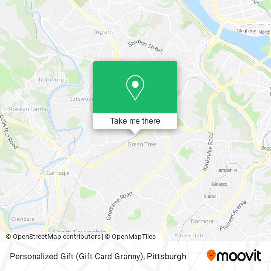 Mapa de Personalized Gift (Gift Card Granny)