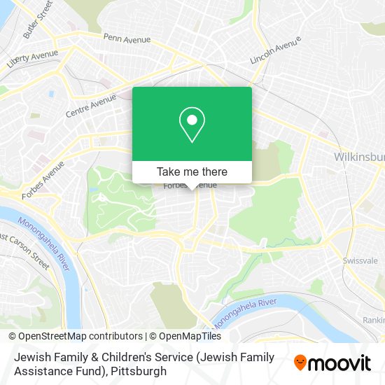 Jewish Family & Children's Service (Jewish Family Assistance Fund) map