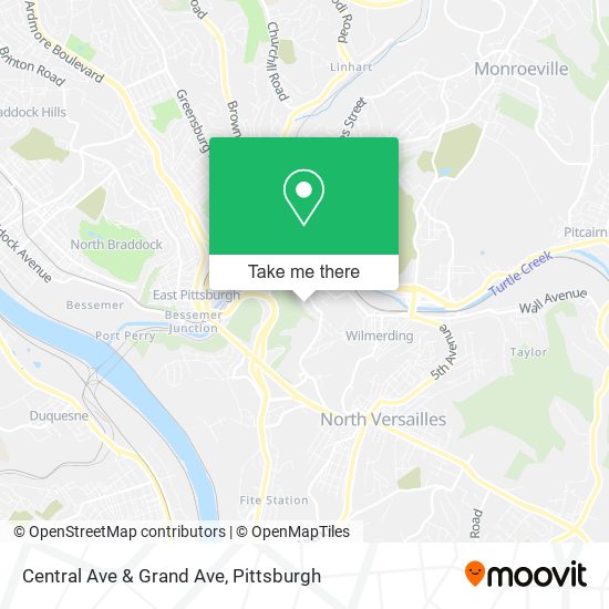 Central Ave & Grand Ave map