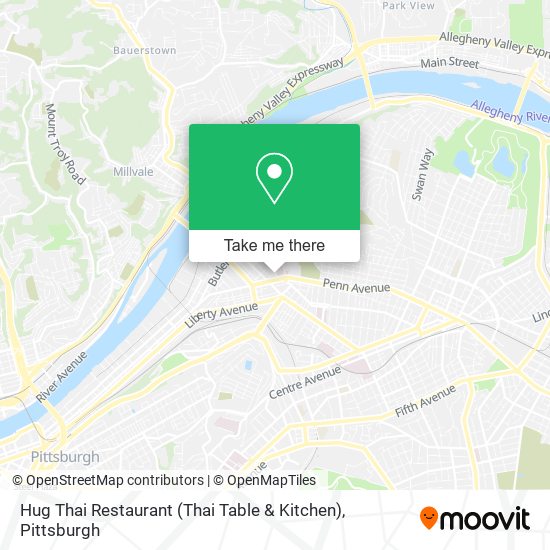 Hug Thai Restaurant (Thai Table & Kitchen) map