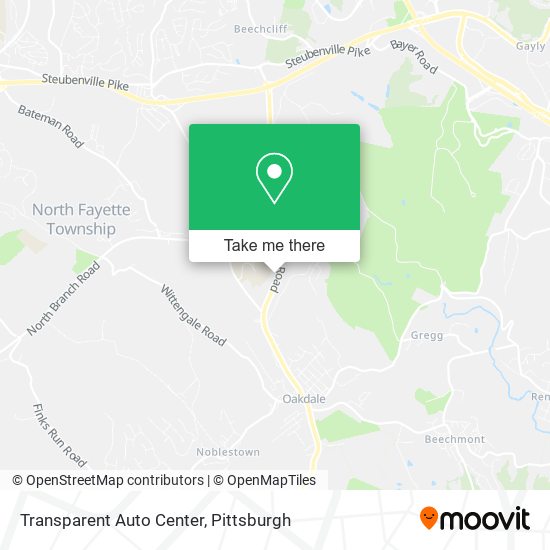 Transparent Auto Center map