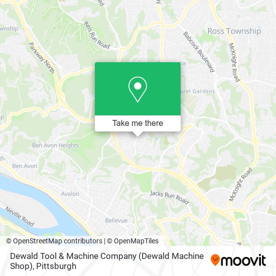 Dewald Tool & Machine Company (Dewald Machine Shop) map