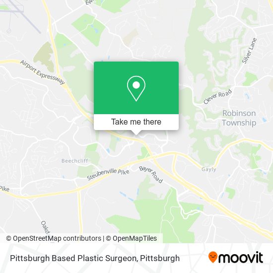 Pittsburgh Based Plastic Surgeon map