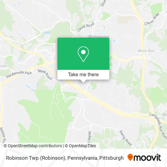 Mapa de Robinson Twp (Robinson), Pennsylvania