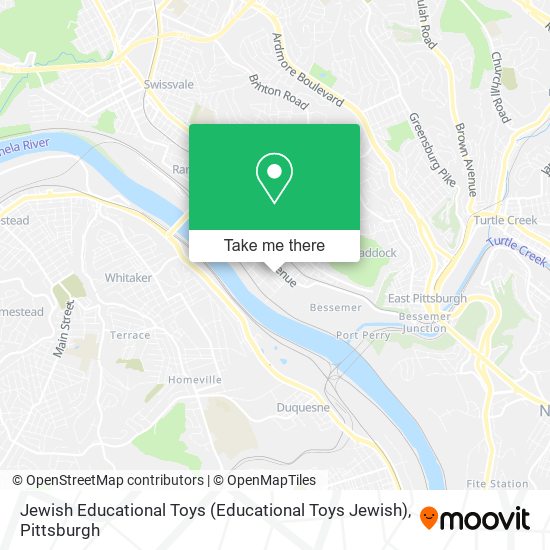 Jewish Educational Toys map