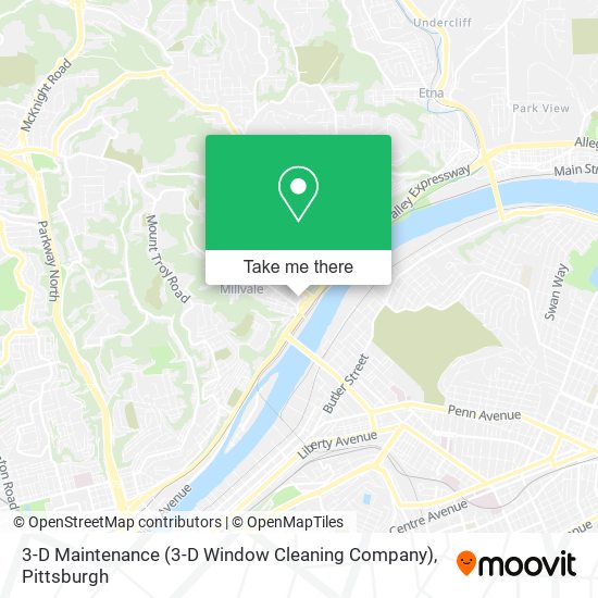 Mapa de 3-D Maintenance (3-D Window Cleaning Company)
