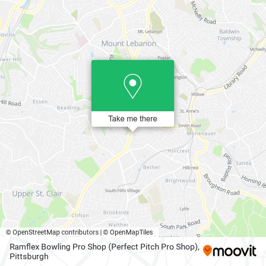 Ramflex Bowling Pro Shop (Perfect Pitch Pro Shop) map