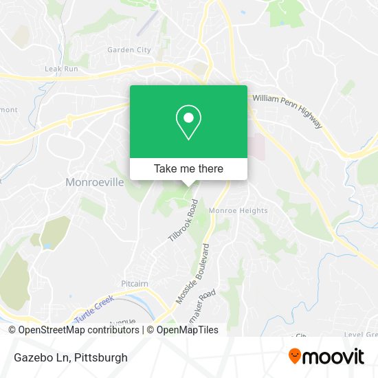 Gazebo Ln map