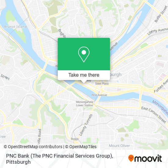 PNC Bank (The PNC Financial Services Group) map