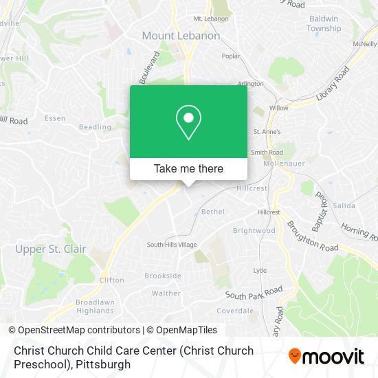 Mapa de Christ Church Child Care Center (Christ Church Preschool)