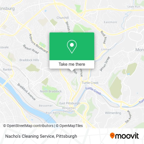 Mapa de Nacho's Cleaning Service