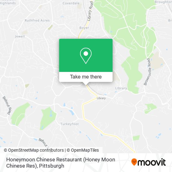 Honeymoon Chinese Restaurant (Honey Moon Chinese Res) map