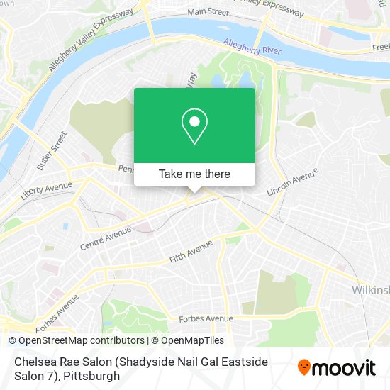 Chelsea Rae Salon (Shadyside Nail Gal Eastside Salon 7) map