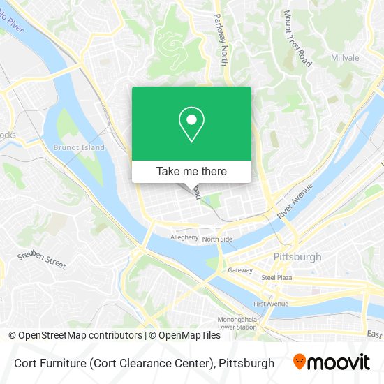 Mapa de Cort Furniture (Cort Clearance Center)