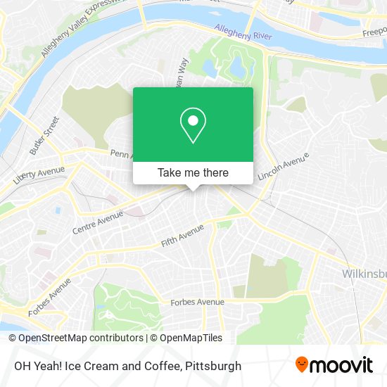 OH Yeah! Ice Cream and Coffee map