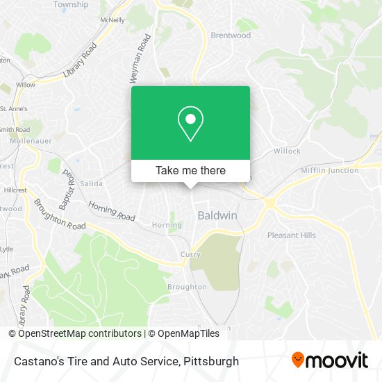 Castano's Tire and Auto Service map